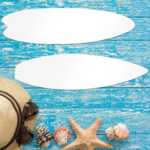 24 Pcs DIY Paper Surfboards Set Surfboard Shape Cardboard Surf and Beach Party Crafts for Kids DIY Paper Craft for Summer Beach Surf Party Decorations Board Wall Decor (8.5 x 31 Inch) in Kuwait