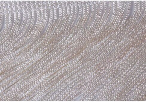 10 ياردة من 6 '' عرض الهامش شرابة الخياطة على الملابس (أبيض) in Kuwait