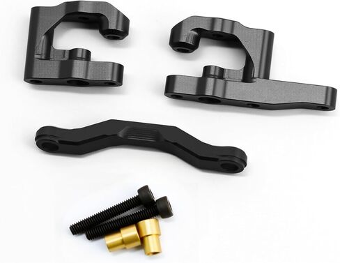 Aluminum Alloy Steering Set Upgrade Parts for Arrma 1/18 Granite Grom Mega 380,Typhon Grom Mega 380 (Red) in Kuwait