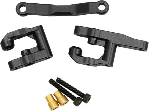 Aluminum Alloy Steering Set Upgrade Parts for Arrma 1/18 Granite Grom Mega 380,Typhon Grom Mega 380 (Red) in Kuwait