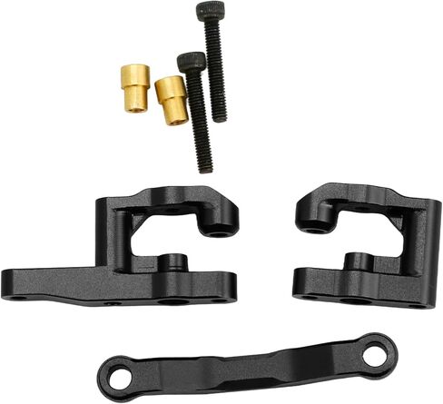 Aluminum Alloy Steering Set Upgrade Parts for Arrma 1/18 Granite Grom Mega 380,Typhon Grom Mega 380 (Red) in Kuwait