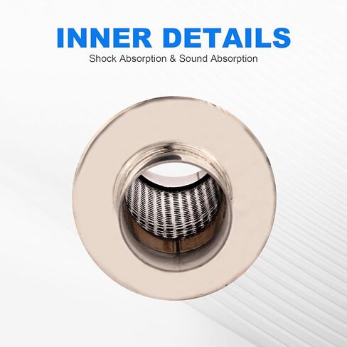 2.0 Inch Inlet 3.0 Inch Outlet Exhaust Muffler 2.0" to 3.0" Universal 15" Length Stainless Steel Polished Exhaust Tip Burnt Blue in Kuwait