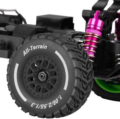 RC Wheels for 1/14 Mini Mojave GROM RC Car,RC Tires Beadlock Wheels Hub Rim Tires Wheels and Plastic Wheel hub White(4PCS) in Saudi Arabia