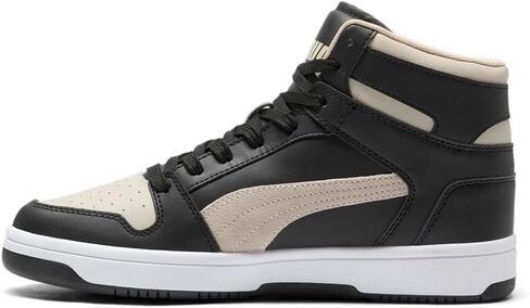 PUMA Men's Rebound Layup Sneaker Black Black White, 11 in Saudi Arabia