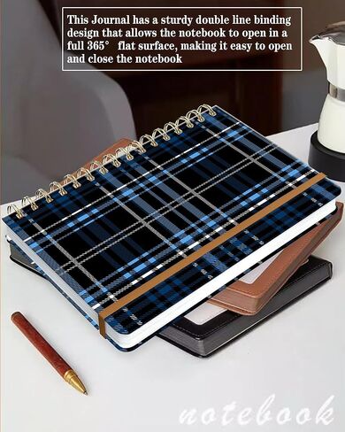 Spiral Journal Notebook for Women, Hardcover A5 College Ruled Notebook, 120 Pages, Thick Paper, Cute Lined Journal for School, Office & Work, 6 x 8.4 in(Bee Honey) in Kuwait