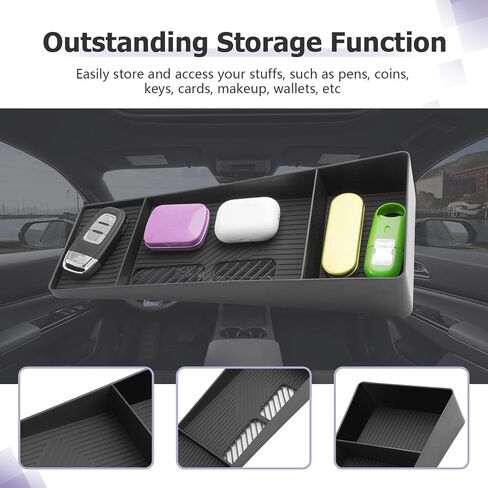 LUWU for 2023 2024 2025 Honda Pilot Dashboard Center Console Organizer 2025 Honda Pilot Armrest Storage Box Armrest Organizer Honda Pilot Console Organizer Tray 2023 2024 2025 Honda Pilot Accessories in Saudi Arabia
