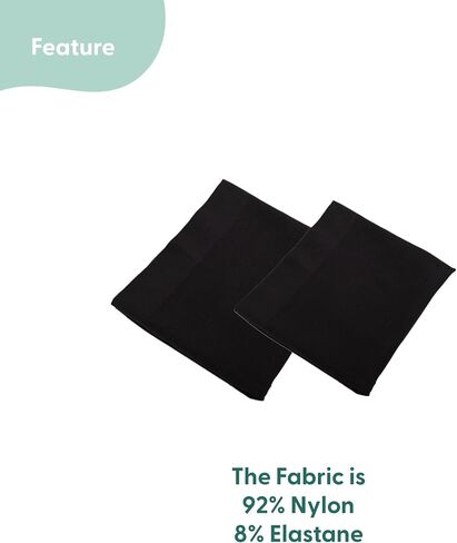 The Peanutshell Bando Belly Band for Pregnancy, Maternity Pants and Jeans Extender for all Trimesters and including Post Pregnancy (Medium/Large, Black) in Saudi Arabia