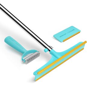 The Utroot Clean Xtra و Mini & Deshedder Bundle - أداة إزالة الشعر للحيوانات الأليفة وفرشاة الكلب للتسلق - مجموعة سجادة مزيل الشعر السهلة مع فرشاة الاستمالة الخاصة