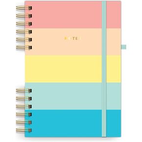 Astrobrights Twin Wire Journal ، Hardcover ، 6.5 "× 8.5" ، صفحات باستيل ملونة ، 90 ورقة/180 صفحات محكم (91539)