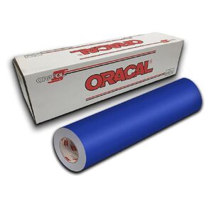 Oracal 631 معرض Cal Matte Finish - 12 "× 10ft - Blue Blue 086