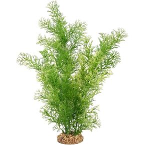 نبات الفقرة المائية الخضراء Limnophila ، زخرفة نبات السمك البلاستيكي