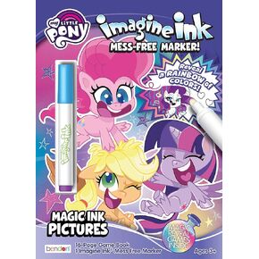 My Little Pony 16 صفحة تخيل كتاب تلوين الحبر مع 1 فوضى مجانية الحبر الحبر Bendon 51403