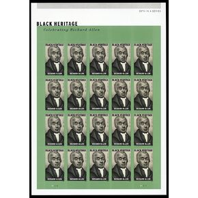 Richard Allen, Black Heritage (Sheet of 20) First-Class Mail Forever Postage Stamps 2018 Scott #5056