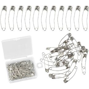 200 PCS دبابيس أمان منحنية للخياطة ، ودبابيات أمان صغيرة لحاف الشوكة للملابس ، وصياغة ، والخياطة ، وصنع المجوهرات
