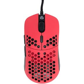 Gwolves Hati HTM Ultra Lightweight Honeycomb Design Wired Gaming Mouse 3389 Sensor - PTFE Skates - 6 Buttons - Only 58G(Violet)