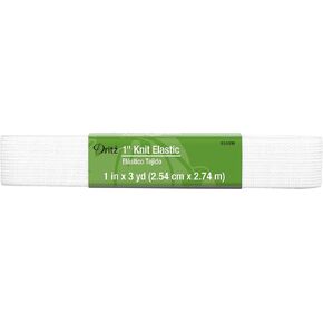 Dritz 1", White Knit Elastic