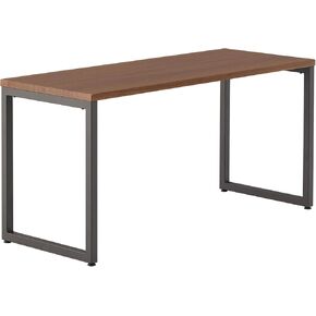 Vari Table 48x24 - Modern Computer Desk with Durable Laminate Finish and Slim Legs - Ideal for Gaming, Home, or Office - Stand-Alone Workstation or Corner Side Table - Walnut in Kuwait