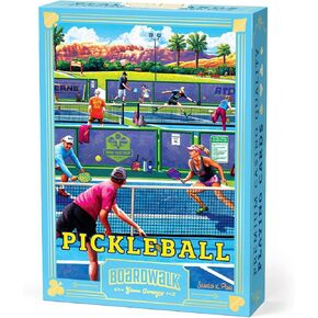 Boardwalk Buzzles Premium Featherlight أوراق اللعب الفريدة ، سطح السفينة المرح للمنزل والسفر | المخلل