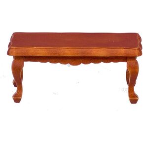 Melody Jane Dolls Houses 1:12 Scale Walnut Victorian Coffee Table #D6840