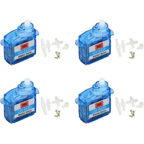 4Pcs 4.3g Micro Coreless Servo GH-S43D Digital Servo Mini Super Light 3.6V-4.8V for Remote Control Aircraft DIY RC Airplane