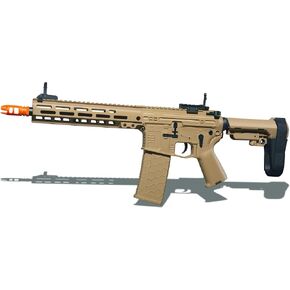 تعديل الكرة الكهربائية البلاغ الكرة البراميل SLR - V2 علبة التروس مع Metal Gearset - 11.1V الطاقة العالية - شبه أوضاع تلقائية كاملة - أصعب حبات تعتمد على المياه - الأعمار 15+ (تان)