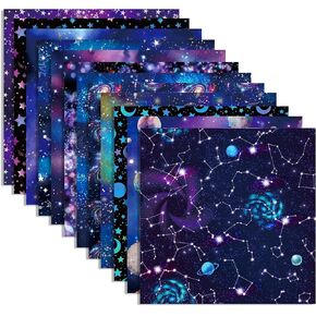 24 ورقة فضاء Galaxy Scrapbook Paper 11.8 '× 11.8'