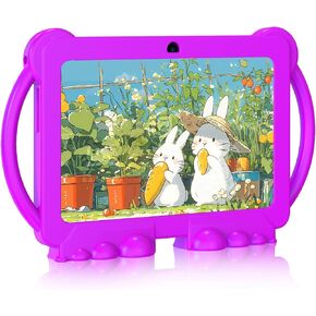 NORTH BISON Kids Tablet, 7 inch Android 11.0 Tablet for Kids, 3GB 32GB Toddler Tablet with Bluetooth-Purple