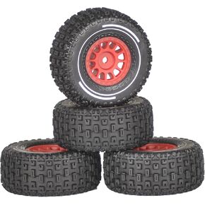1/16 & 1/18 RC Truck Tires & Wheels - إطارات All -Terrain مسبقًا - 12 مم Hex 2.56 "