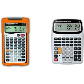 الصناعات المحسوبة 4065 البناء Master Procalculator & 44080 Construction Master Pro-Desktop Advanced Construction Math Feet-Baction Calculator مع أداة ثلاثية
