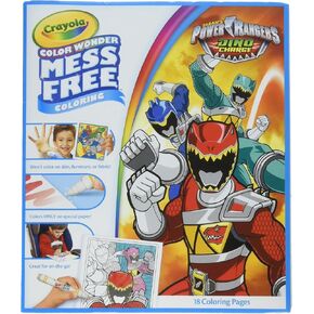 Crayola: كتاب تلوين عجب Color Wonder Free Mess - Power Rangers