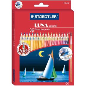 Staedtler 36 Color Set Sd137C36 Staedtler Luna Watercolor Pencil (Japan Import)
