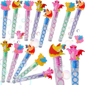 24 PCS MINI Bubble Dragon Wands حفل عيد ميلاد الحفلات ، وطلاب دراس الصيف ، طلاب الفصول الدراسية ، جوائز الكرنفال