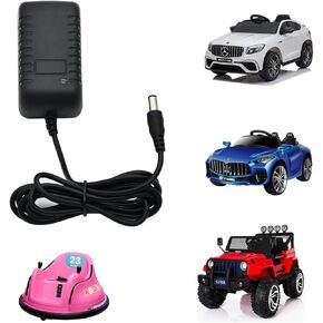 6V Battery Charger for Ride on Toys car,6V Battery Charger for Kidzone, Flybar Bumper Ride on Car Best Choice Products SUV Powered Accessories