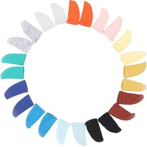Globbleland 12 Pair Doll Socks 12 Color Cloth Doll Socks 2.5x1.3cm/0.98x0.51inch doll alcessions accessories for mini doll