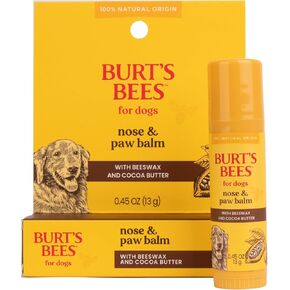 Burt's Bees for Pets Nose and Paw Balm with Beeswax and Cocoa Butter,100% Natural Origin Formulas, Dog Paw Pad Balm, Paw Moisturizer for Dogs, Dog Nose Balm