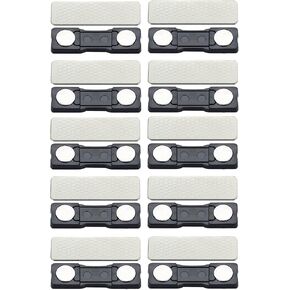 Performore 10 حزم من العلامات المغناطيسية 1.75 "× 0.5" مع مواد لاصقة 3M وألواح الظهر المقاوم للصدأ ، شارة مغناطيسية لعلامات الأسماء حاملي بطاقات العمل.