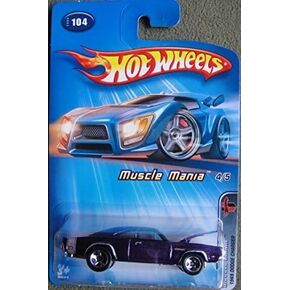 Hot Wheels 1969 Dodge Charger - Muscle Mania - Purple 104