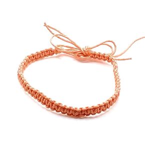 BEACH HEMP JEWELRY سوار خلخال من القنب البني الطبيعي قابل للتعديل مصنوع يدويًا في الولايات المتحدة الأمريكية