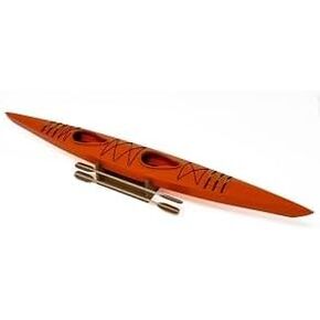 Midwest 994 Chesapeake Double Kayak 1:12 - مجموعة بناء طراز خشبية للبالغين DIY Woodcraft Self Assembly
