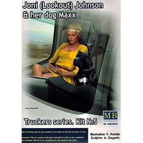 24045 1/24 Truckers Series - Lookout Joni Johnson and HER Dog MAXX