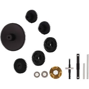 Steel FCX24 اثنان من طقم محور العتاد الداخلي للسرعان 2/24 FCX24 1/18 FCX18 K5 RC Series Series Parts