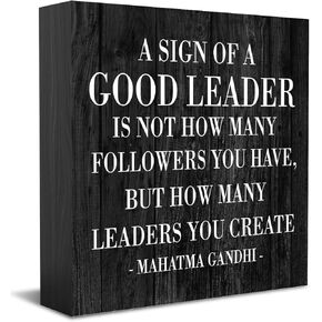 Inspirational Team Noun Office Decor Desk Decor Wooden Box Sign, Rustic Black Wood Plaque Box Sign for Home Office Desk Shelf Table Decoration Coworker Gift Team Sign, Green in Kuwait