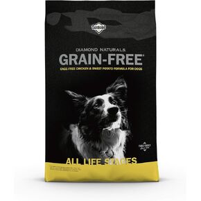 Diamond Naturals Grain Free Real Meat Recipe Premium Dry Dog Food With Real Pasture Raised Beef 28Lb