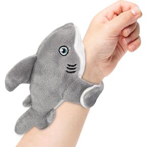 سوار Dollibu Shark محشوة بالحيوان - سوار مملح للحيوانات البرية المغناطيسية للأطفال ، لعبة سوار سوار الفخمة التي يمكن ارتداؤها