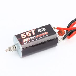 RCAWD SCX24 MOTOR 050 55T عزم الدوران مرتفع للفرشاة للمحوري 1/24 SCX24 و AX24 ترقيات الأجزاء
