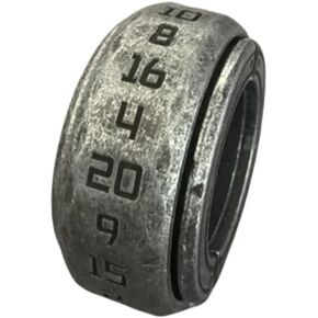 DND Spinner D20 DICE RING-ملحق RPG عتيقة لـ Tabletop و Dungeon Masters وألعاب لعب الأدوار