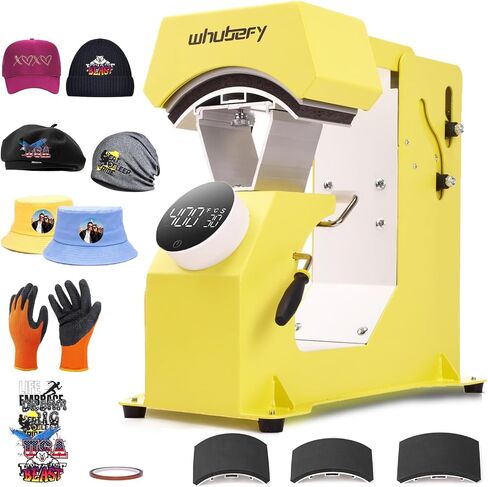 Whubefy Heat Press 15x15, Slide Out Press Machine for T-shirts w/ 3 Pre-Set Modes, Dual-Tube Fast Heating, High Pressure Digital Industrial Clamshell Sublimation Printer for Bag, Pillow, Puzzle & More in Saudi Arabia