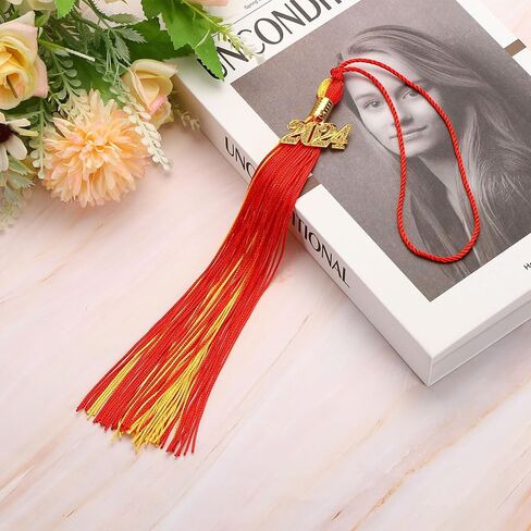 PATIKIL 2 Pcs Graduation Tassel with 2024 Gold Charm, Graduation Cap Tassel 2024 Year Graduation Tassels for Graduation Party Ceremonies Souvenir, Green in Kuwait