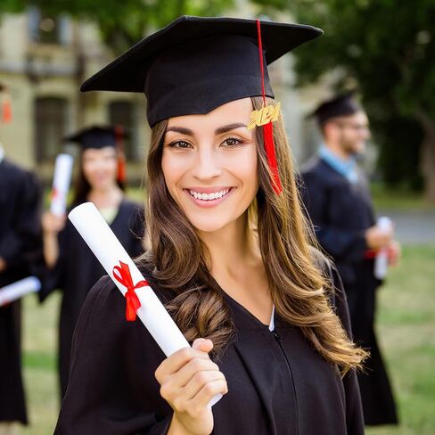 PATIKIL 2 Pcs Graduation Tassel with 2024 Gold Charm, Graduation Cap Tassel 2024 Year Graduation Tassels for Graduation Party Ceremonies Souvenir, Green in Kuwait