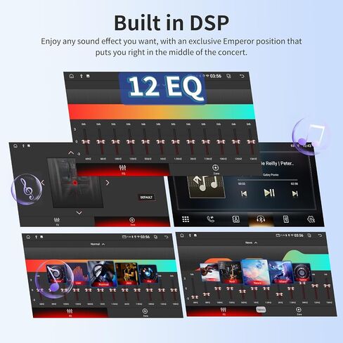 Car Radio Stereo for Toyota Tacoma 2005-2015 Apple Carplay Android Auto 10.1 inch IPS Touch Screen Car Stereo with Bluetooth 5G WiFi DSP GPS Navigation FM/RDS Backup Camera in Saudi Arabia